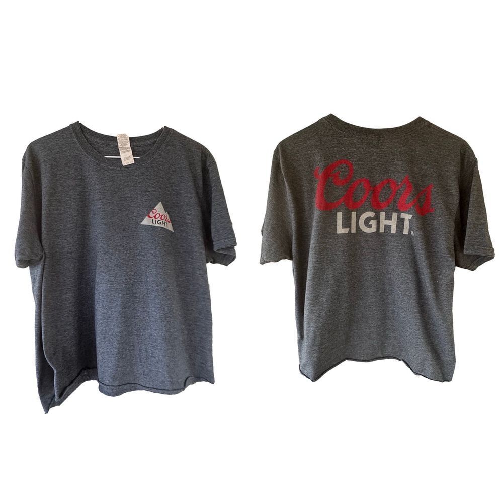 Coors‎ Light Graphic Crop Tee Size Large